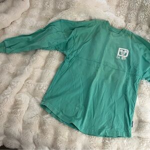 Disney Vintage Teal Long Sleeve Shirt